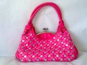 Stylish Ladies Hand Bag with Double Interior Pink