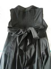 COAST Black Strapless Evening Dress