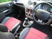 Ford Fiest ST 08. All extras,  Black,  Silver Stripes,  Uncommon vehicle